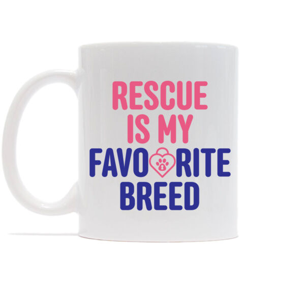 Rescue Is My Favourite Breed Mug Thumbnail