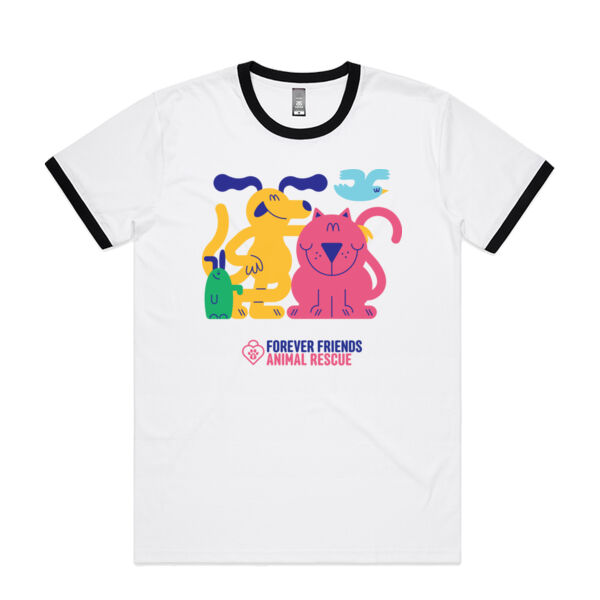 Happy Friends Ringer Tee Thumbnail