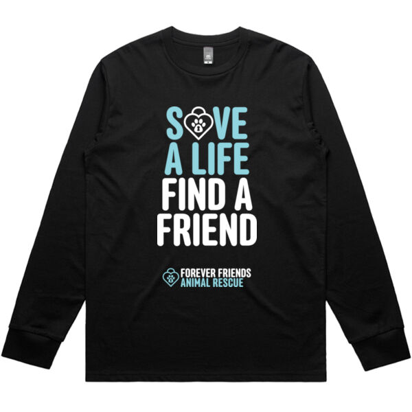 Save A Life Long Sleeve Tee Dark Thumbnail