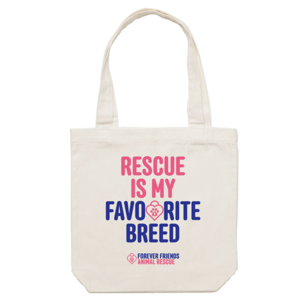 Rescue Is My Favourite Breed Tote Thumbnail